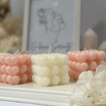 Heartfelt Illumination Cube Candle: Cube Candle of Love