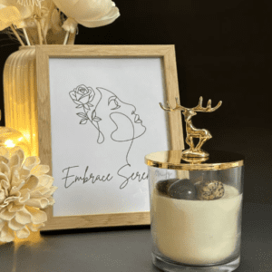 Starry Soul: Zodiac Infused Crystal Candles