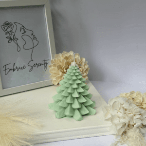 Nature's Glow: Tree Candle