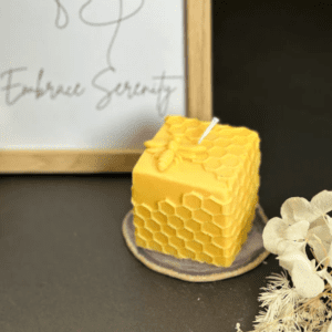 Honey Cube Candle: Sweet Sophistication for Your Space
