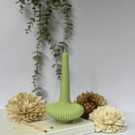 Ribbed Radiance Candle: Lamp Inspired Candle